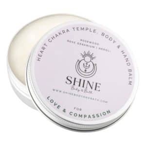 Heart Chakra Temple, Body & Hand Balm feature image | Shine Body & Bath